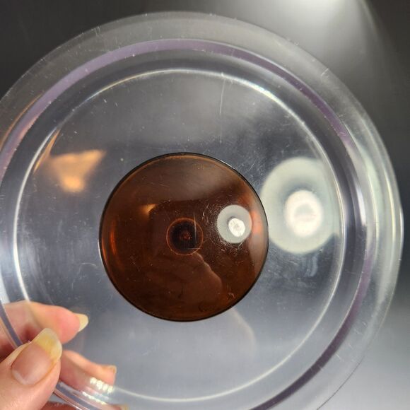 Georges Briard Ice Bucket Lucite Handle Tongs Gold Trim Faux Tortoise Shell MCM - Picture 7 of 10